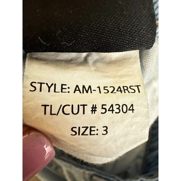 Y2K Ashley Mason Rhinestone Jeans Junior's Kacey Premium 3 Small 28" Blue Light - Picture 7 of 15